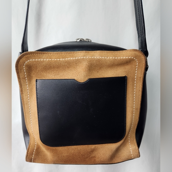 Phillip Lim Leather And Suede Square Crossbody Purse - Picture 8 of 16